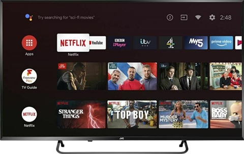 JVC LT-50CA890 50" Smart 4K Ultra HD HDR LED TV, B